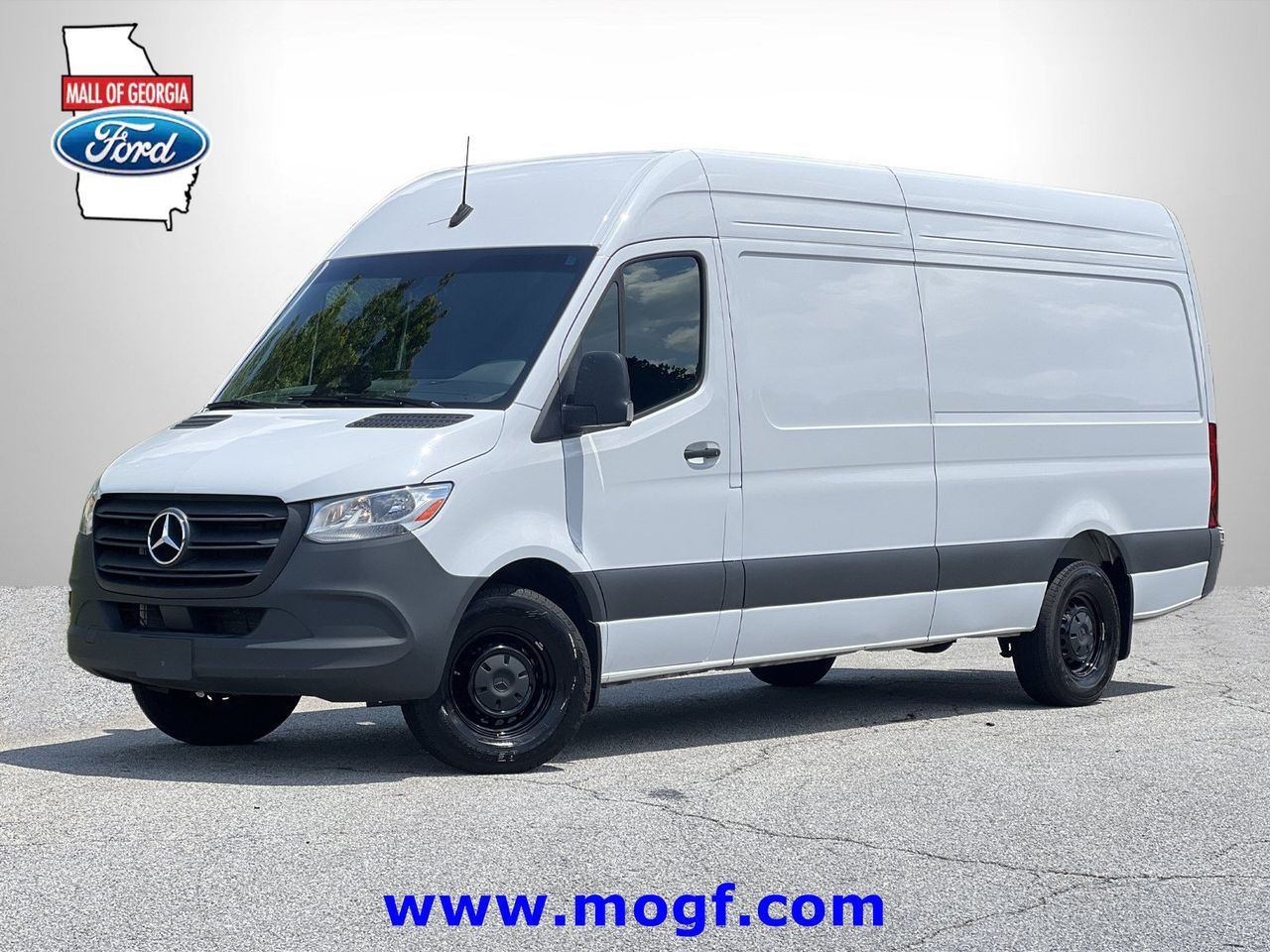 White 2025 Mercedes-Benz Sprinter Cargo Van Rear-Wheel Drive 9-Speed Automatic