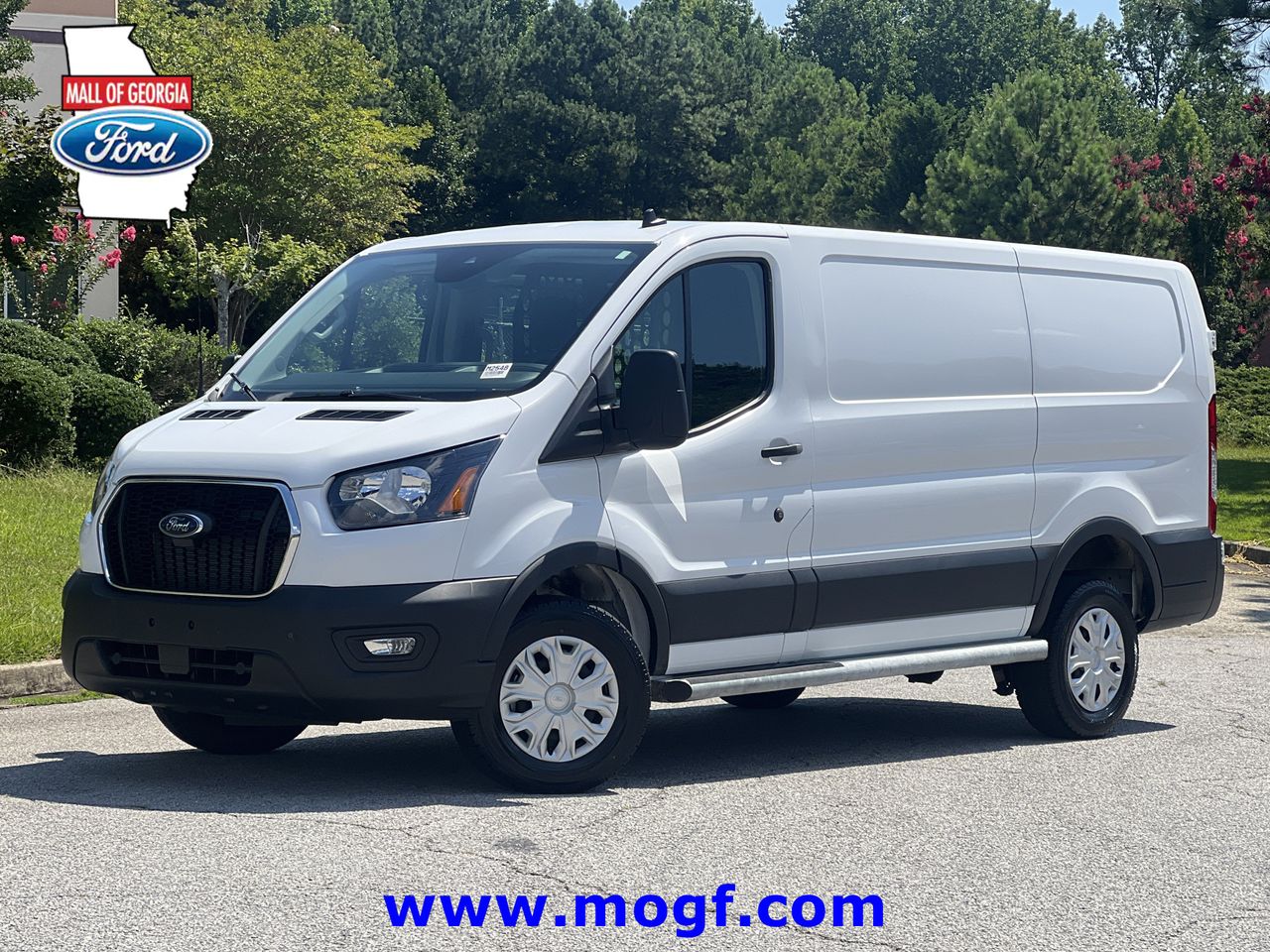 Oxford White 2025 Ford Transit Cargo Van Rear-Wheel Drive 