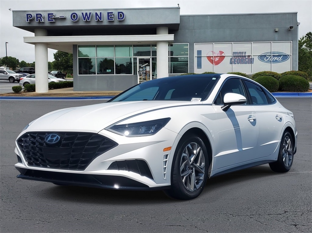 Used 2021 Hyundai Sonata SEL with VIN KMHL14JA6MA147282 for sale in Buford, GA