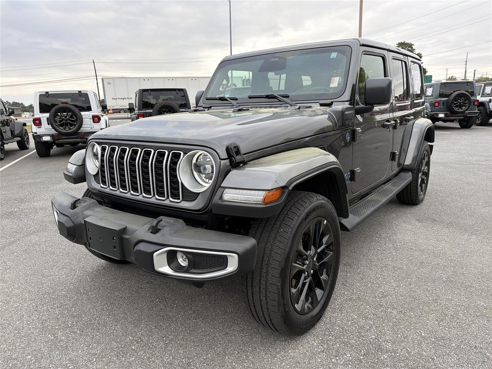 Used 2025 Jeep Wrangler 4xe Sahara 4XE with VIN 1C4RJXP63SW583946 for sale in Buford, GA