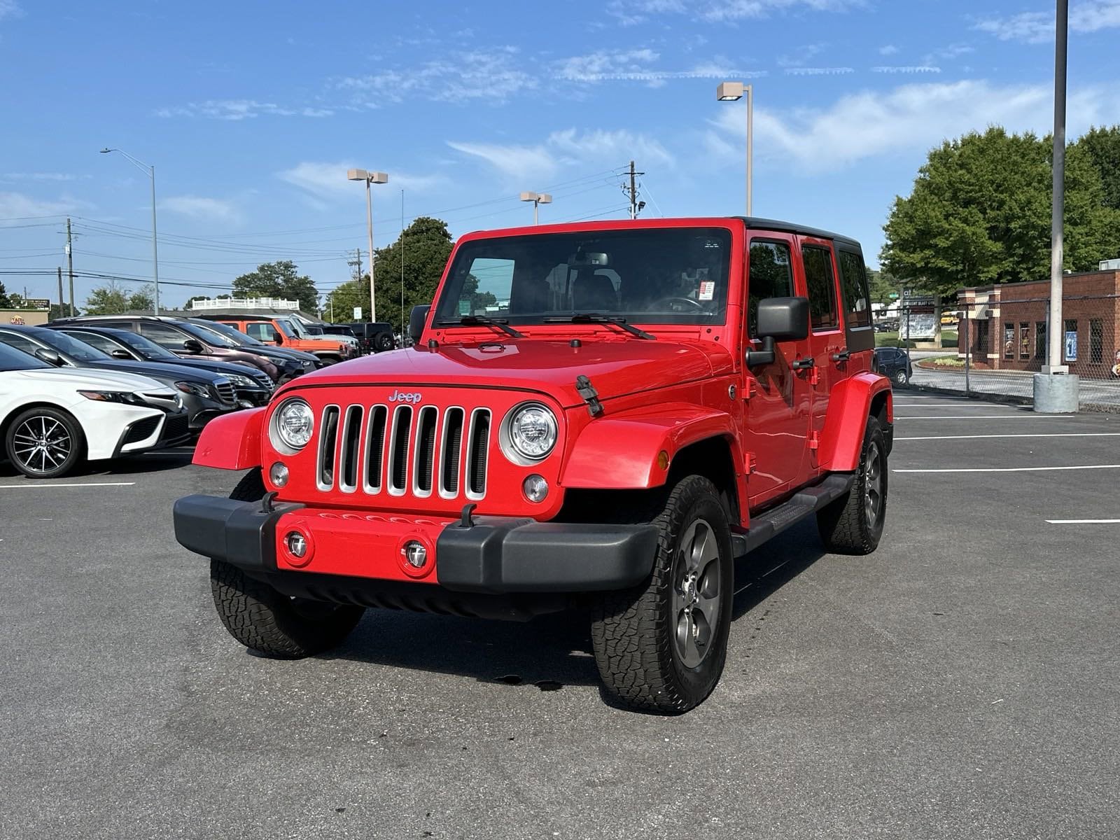 Used 2017 Jeep Wrangler Unlimited Sahara with VIN 1C4BJWEG1HL723235 for sale in Buford, GA