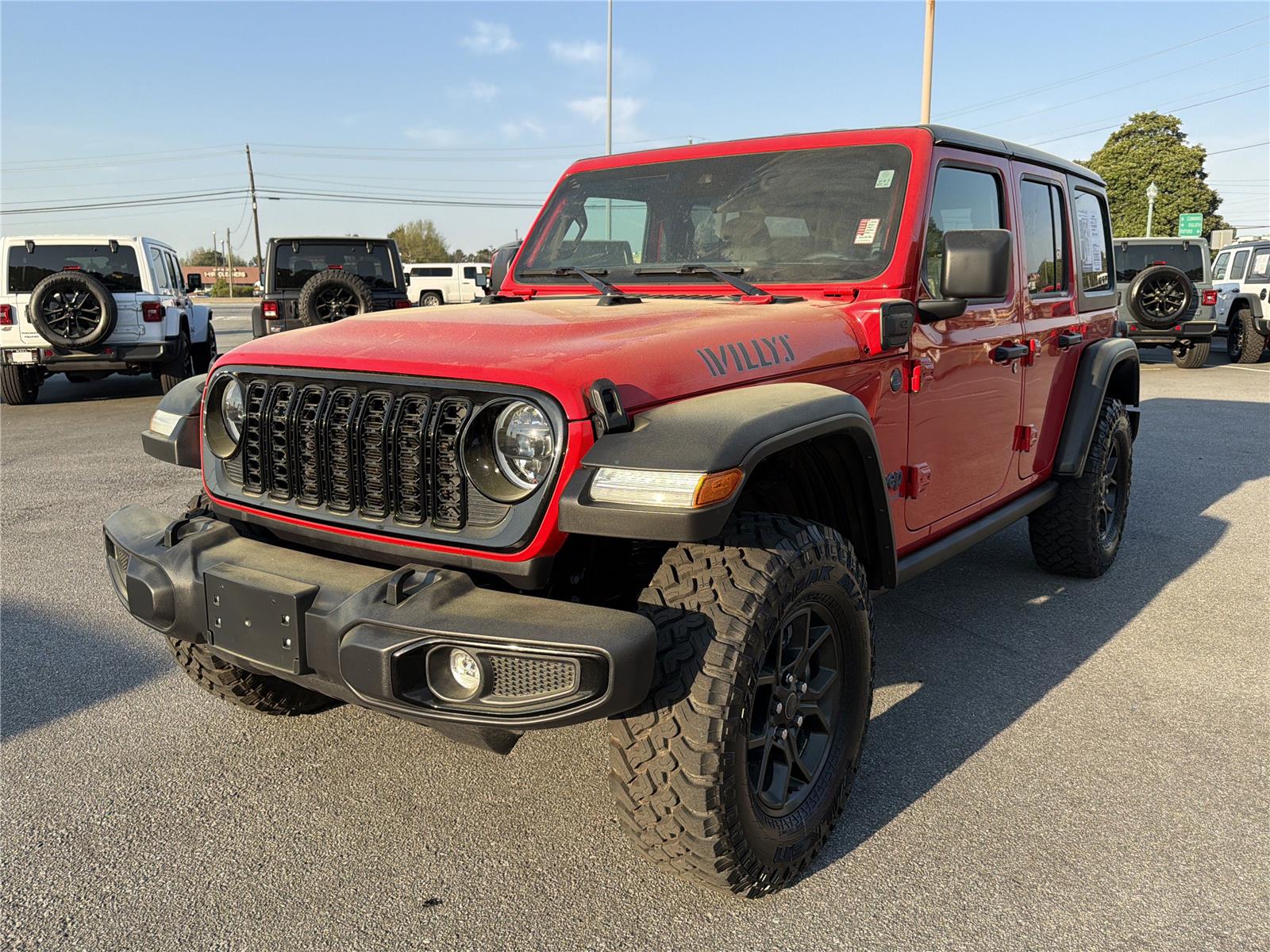 Used 2025 Jeep Wrangler 4xe Willys 4XE with VIN 1C4RJXN66SW585807 for sale in Buford, GA