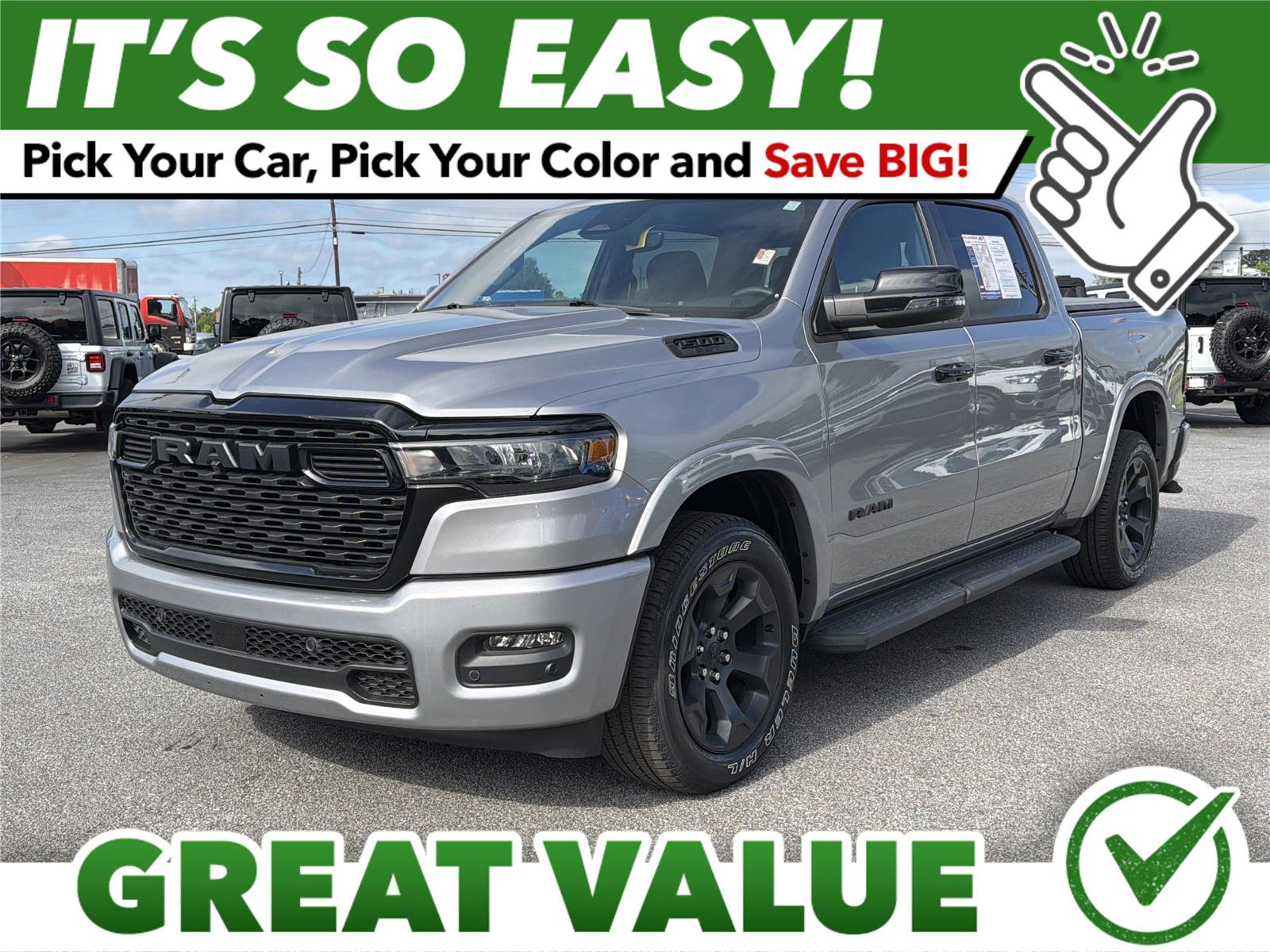 2025 RAM 1500 Big Horn/Lone Star 4x4 Crew Cab 5'7's photo
