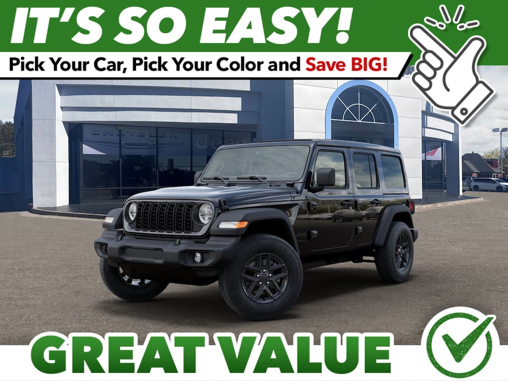 New 2026 Jeep Wrangler 4-DOOR SPORT S Sport Utility