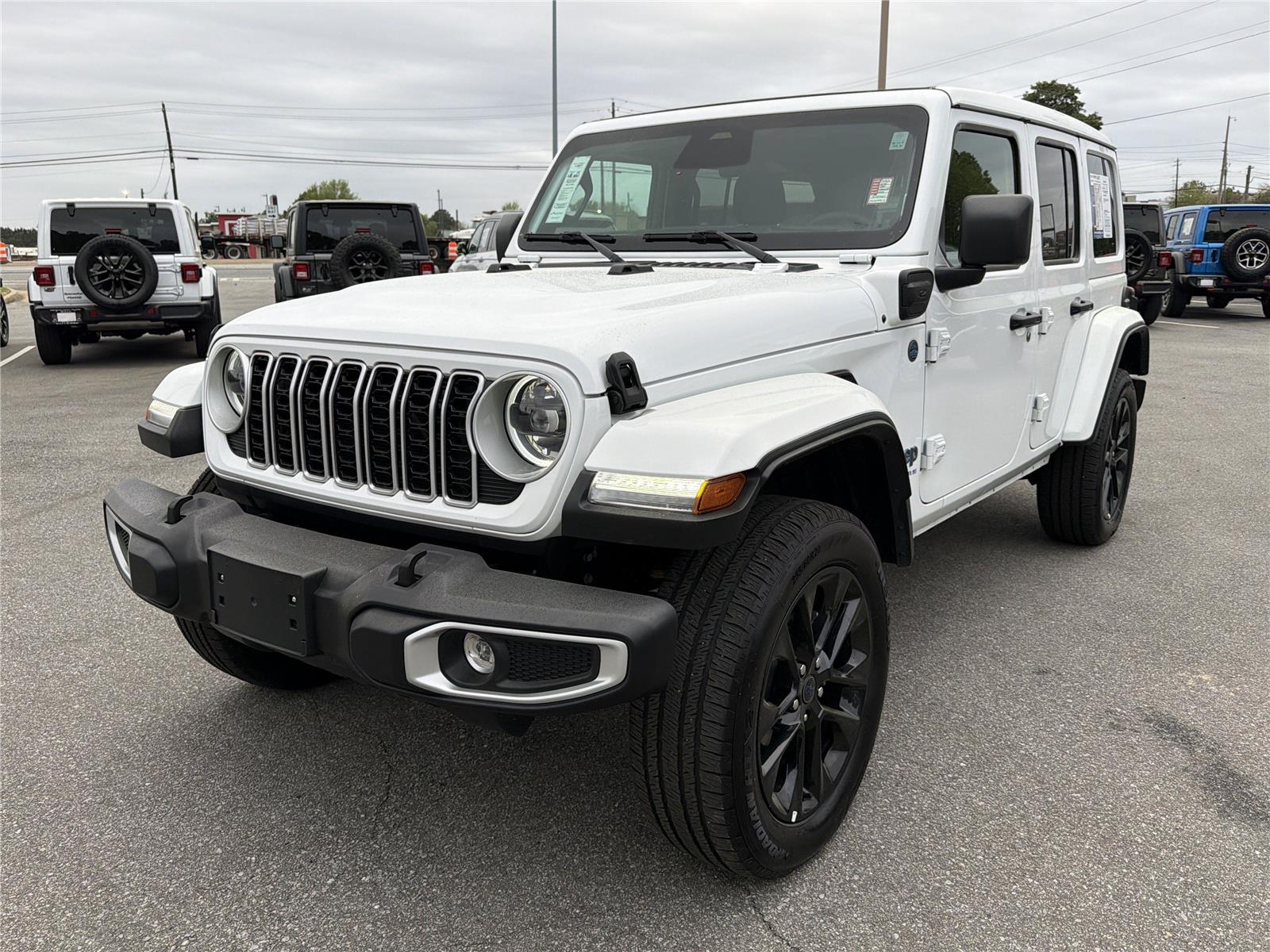 Used 2025 Jeep Wrangler 4xe Sahara 4XE with VIN 1C4RJXP62SW579127 for sale in Buford, GA