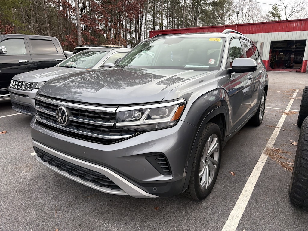 Used 2021 Volkswagen Atlas 2.0T SE w/Technology (2021.5) SUV