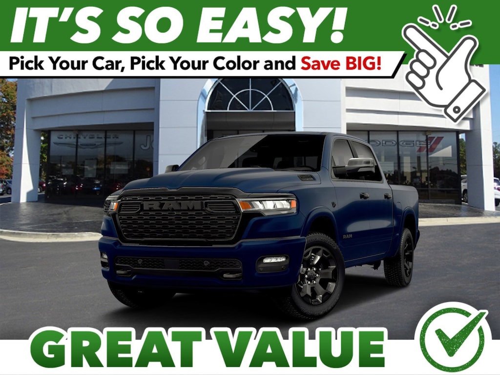 New 2026 Ram 1500 BIG HORN CREW CAB 4X4 5'7 BOX Pickup