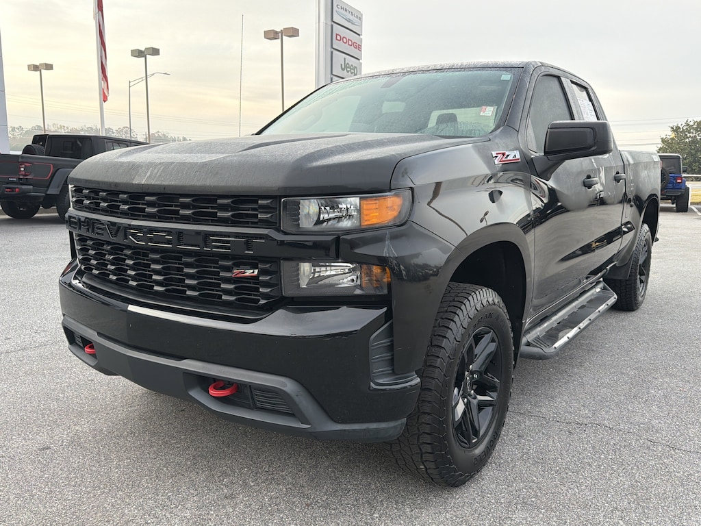Used 2019 Chevrolet Silverado 1500 Silverado Custom Trail Boss Truck Double Cab