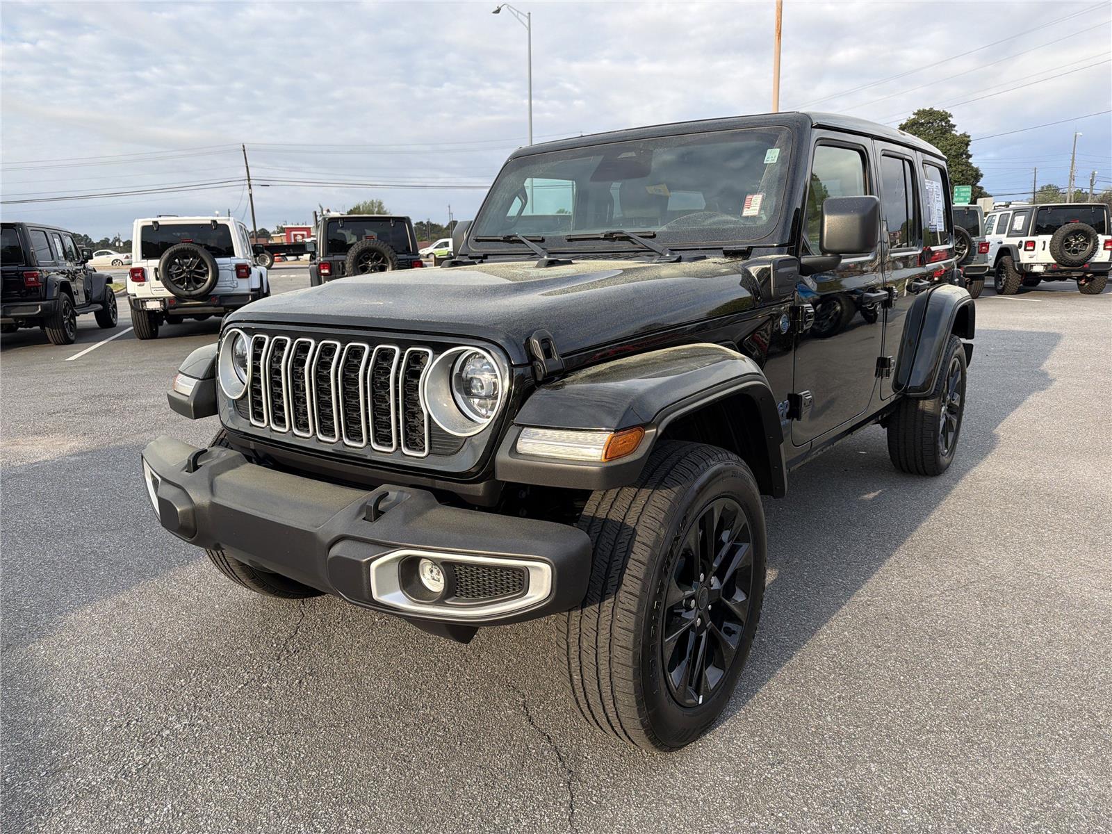 Used 2025 Jeep Wrangler 4xe Sahara 4XE with VIN 1C4RJXP6XSW600306 for sale in Buford, GA