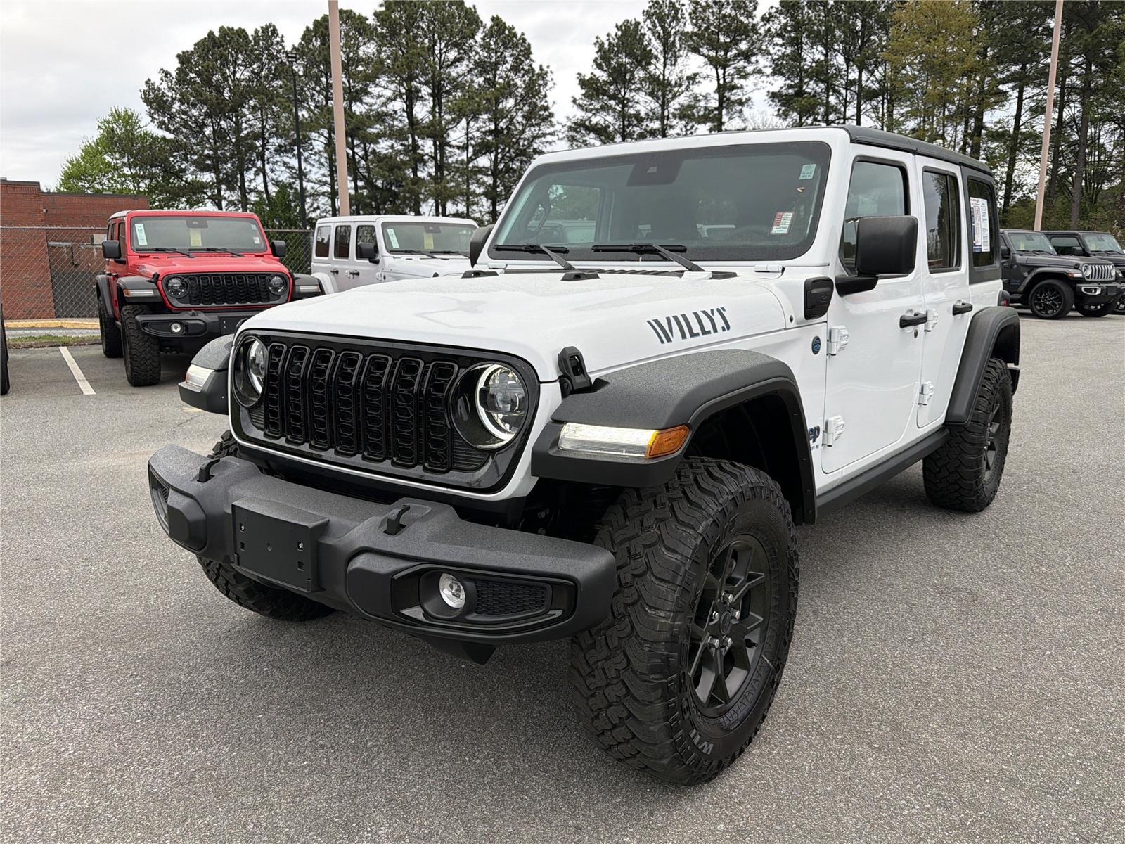 Used 2025 Jeep Wrangler 4xe Willys 4XE with VIN 1C4RJXN64SW579682 for sale in Buford, GA