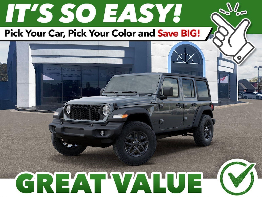 New 2026 Jeep Wrangler 4-DOOR SPORT S Sport Utility
