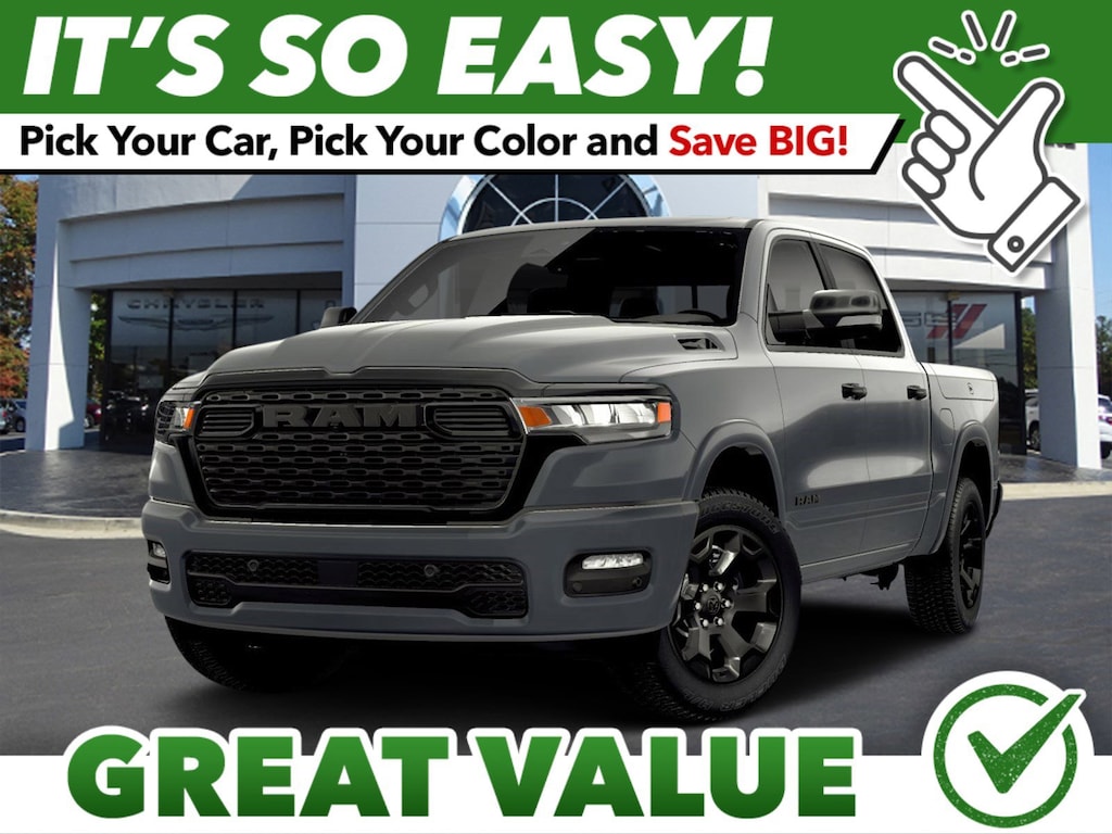 New 2026 Ram 1500 BIG HORN CREW CAB 4X4 5'7 BOX Pickup