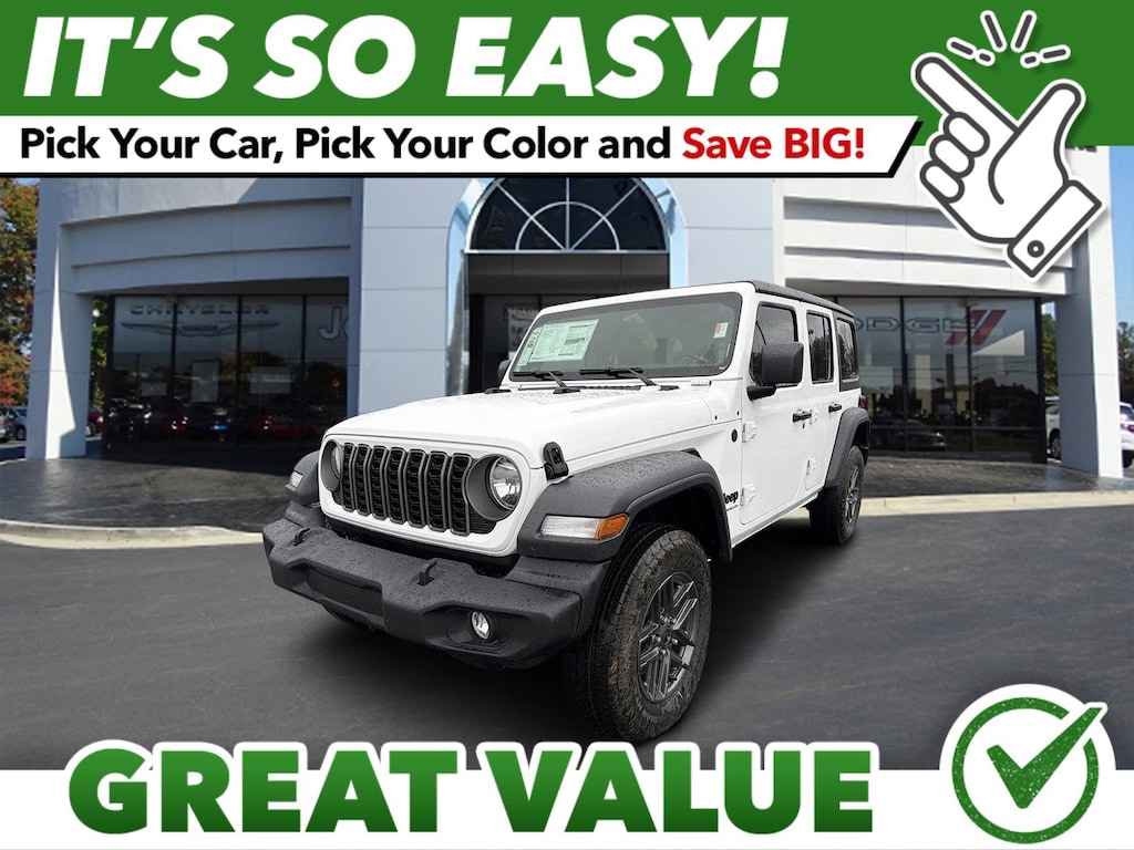 New 2026 Jeep Wrangler 4-DOOR SPORT Sport Utility