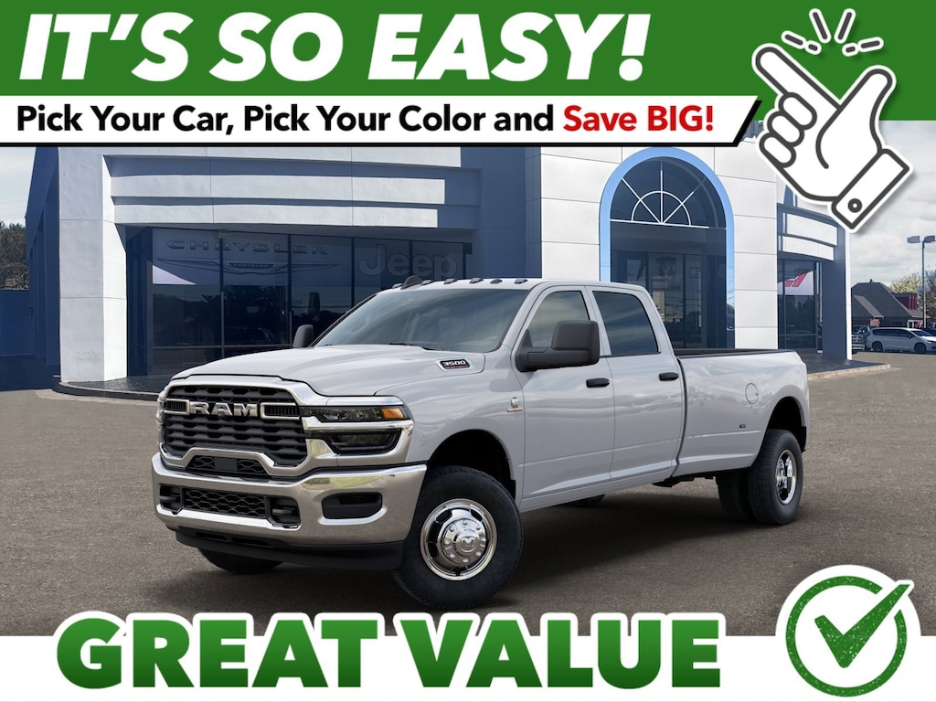 New 2026 Ram 3500 TRADESMAN CREW CAB 4X4 8' BOX Pickup