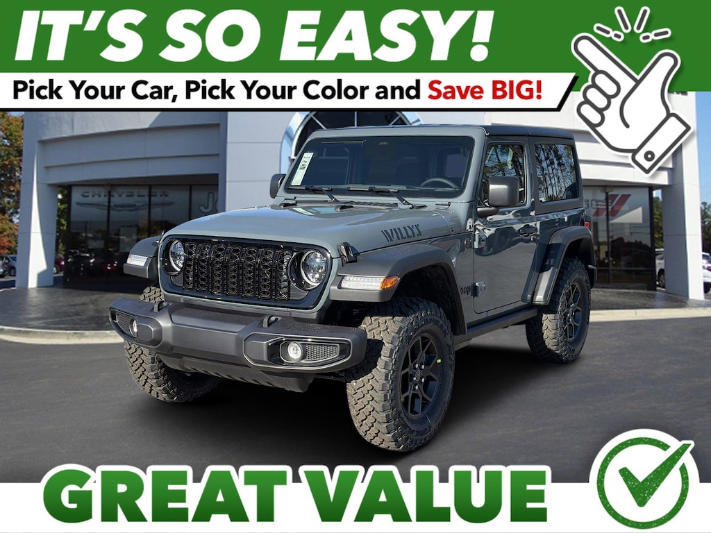 New 2026 Jeep Wrangler 2-DOOR WILLYS Sport Utility