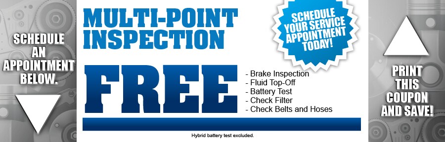 Ford multi point inspection coupon #2
