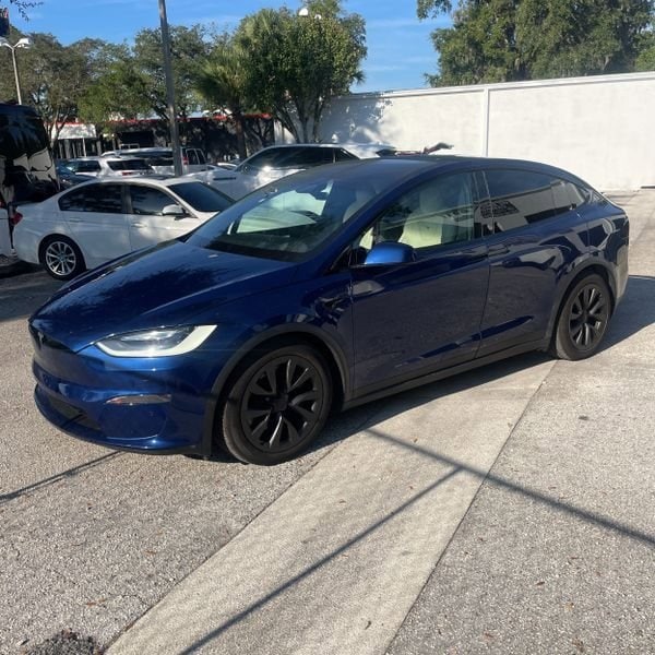 Used 2022 Tesla Model X Plaid with VIN 7SAXCBE61NF343894 for sale in Alexandria, VA