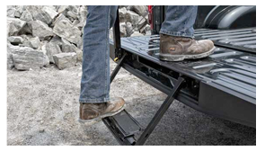 Class-Exclusive Tailgate Step