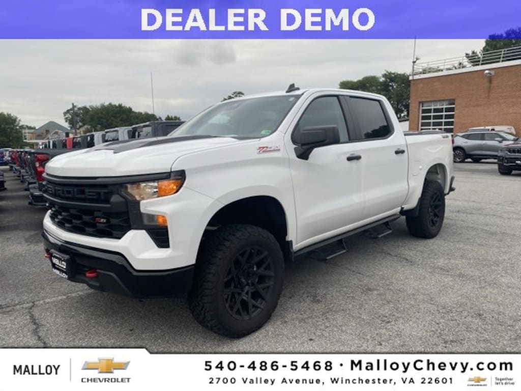 Used 2024 Chevrolet Silverado 1500 Custom Trail Boss Truck Crew Cab