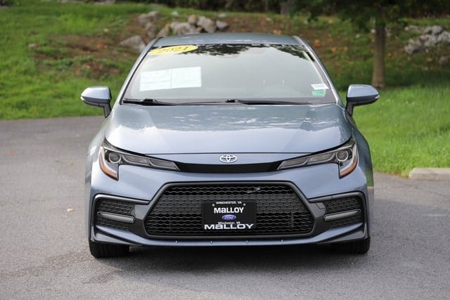 Certified 2021 Toyota Corolla SE with VIN JTDS4MCE6MJ067035 for sale in Winchester, VA