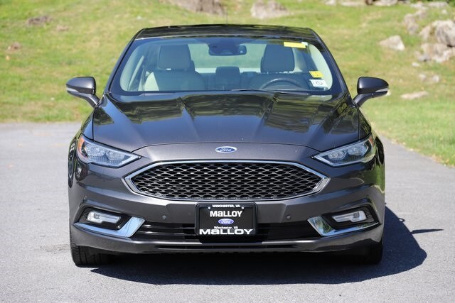 Used 2017 Ford Fusion Platinum with VIN 3FA6P0D94HR390830 for sale in Winchester, VA