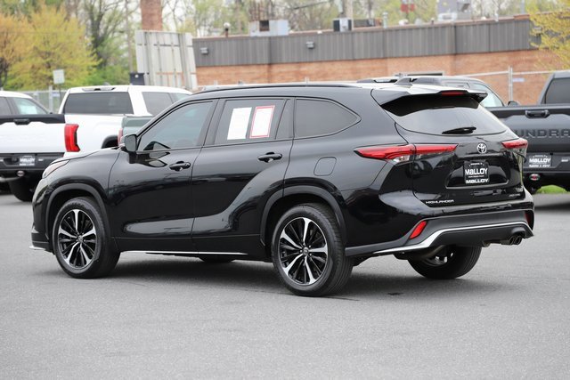 Certified 2021 Toyota Highlander XSE with VIN 5TDJZRBH7MS125775 for sale in Winchester, VA