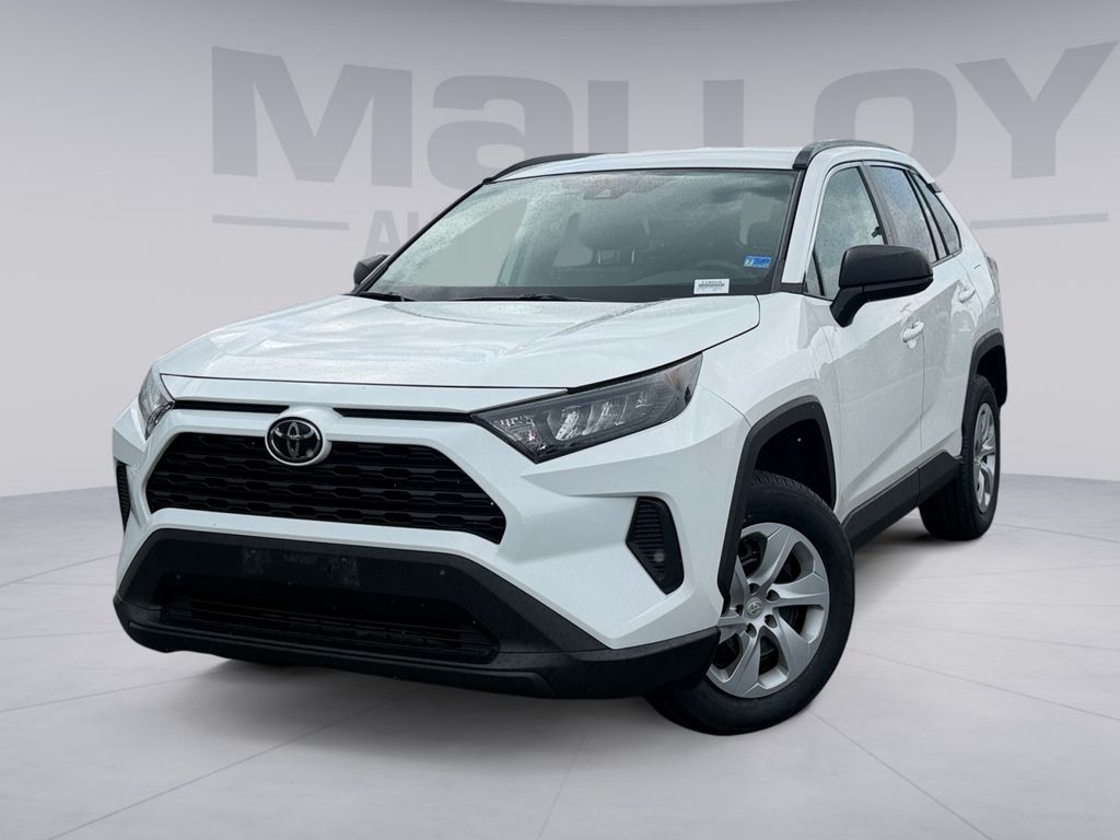 Super White 2020 Toyota RAV4 SUV / Crossover Front-Wheel Drive 8-Speed Automatic