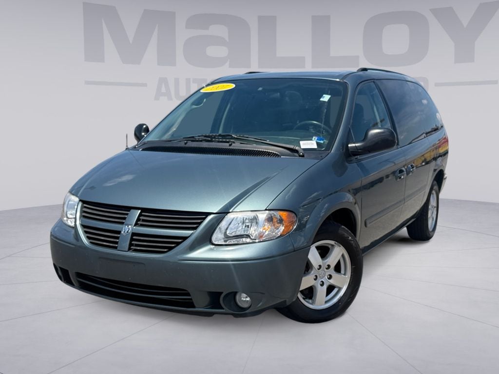 Magnesium Pearlcoat 2007 Dodge Grand Caravan SXT FWD Minivan Front-Wheel Drive 4-Speed Automatic