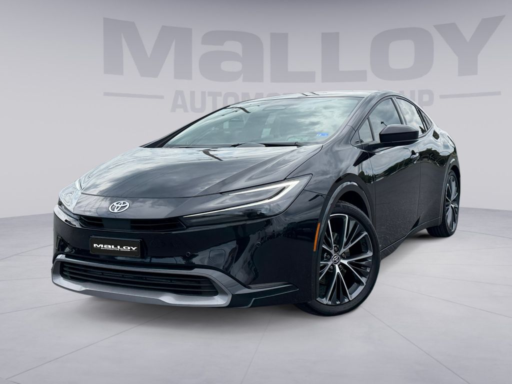 Midnight Black 2026 Toyota Prius Hatchback All-Wheel Drive Continuously Variable Transmission