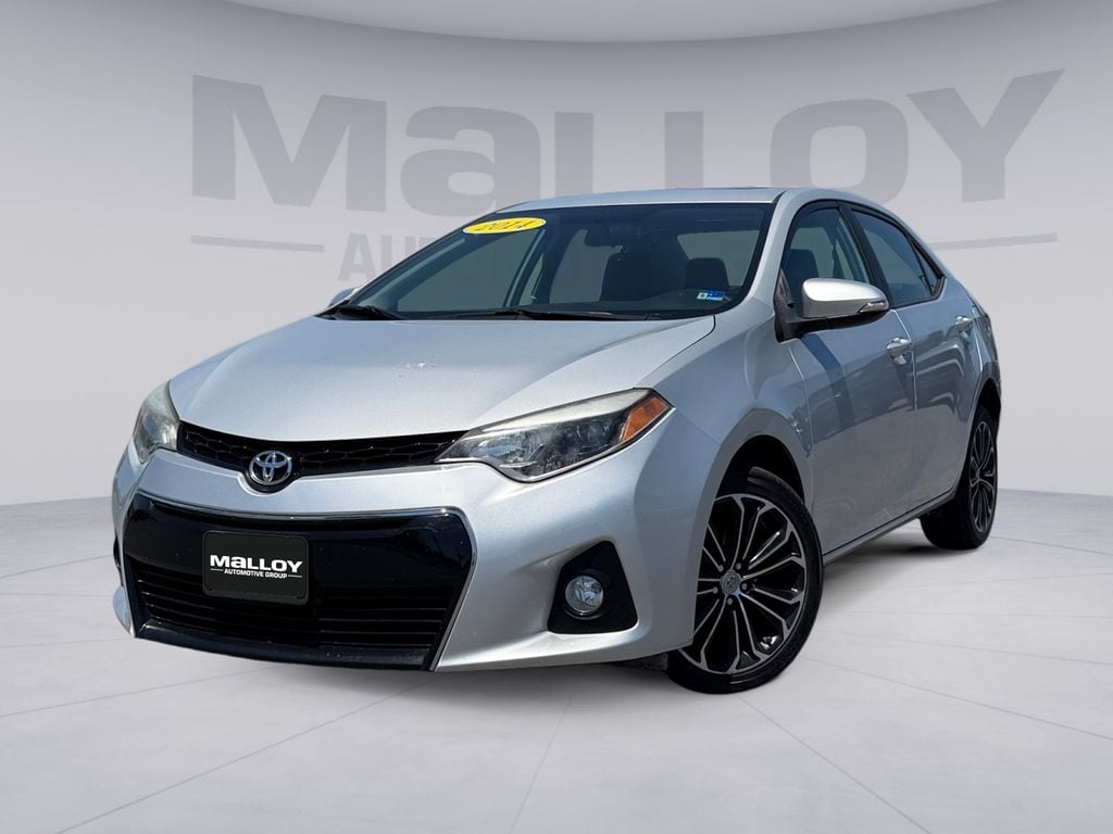 Classic Silver 2014 Toyota Corolla S Plus Sedan Front-Wheel Drive 6-Speed Manual