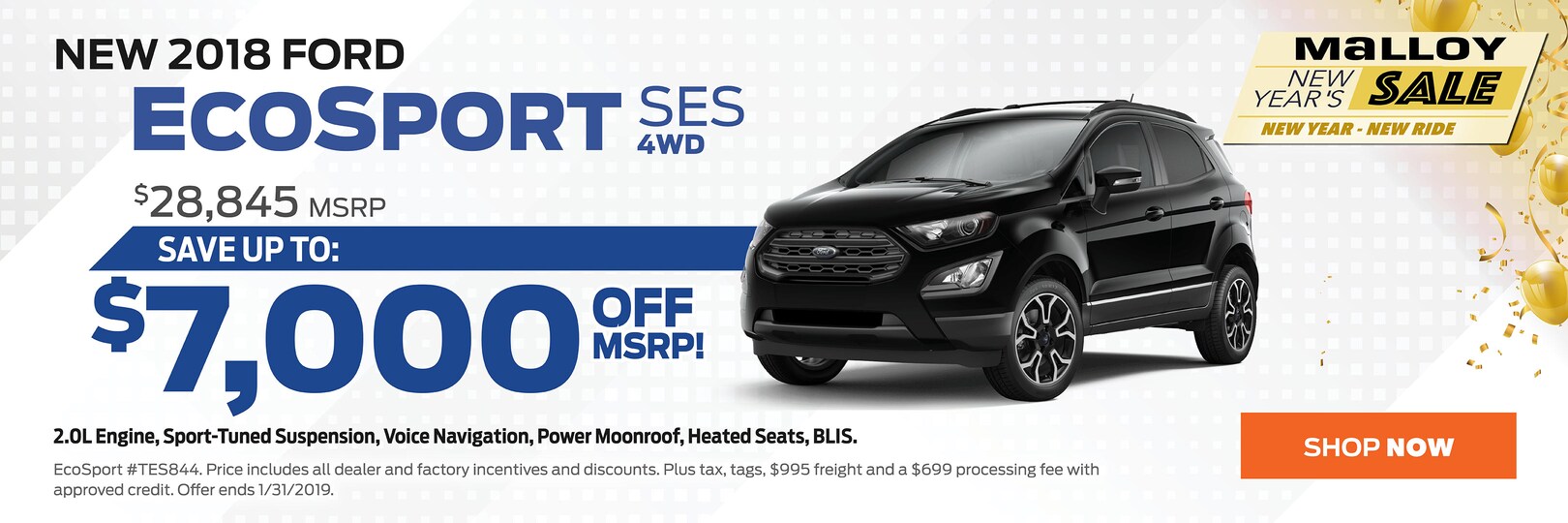 New 2018 & 2019 Ford and Used Car Dealership Winchester VA Malloy