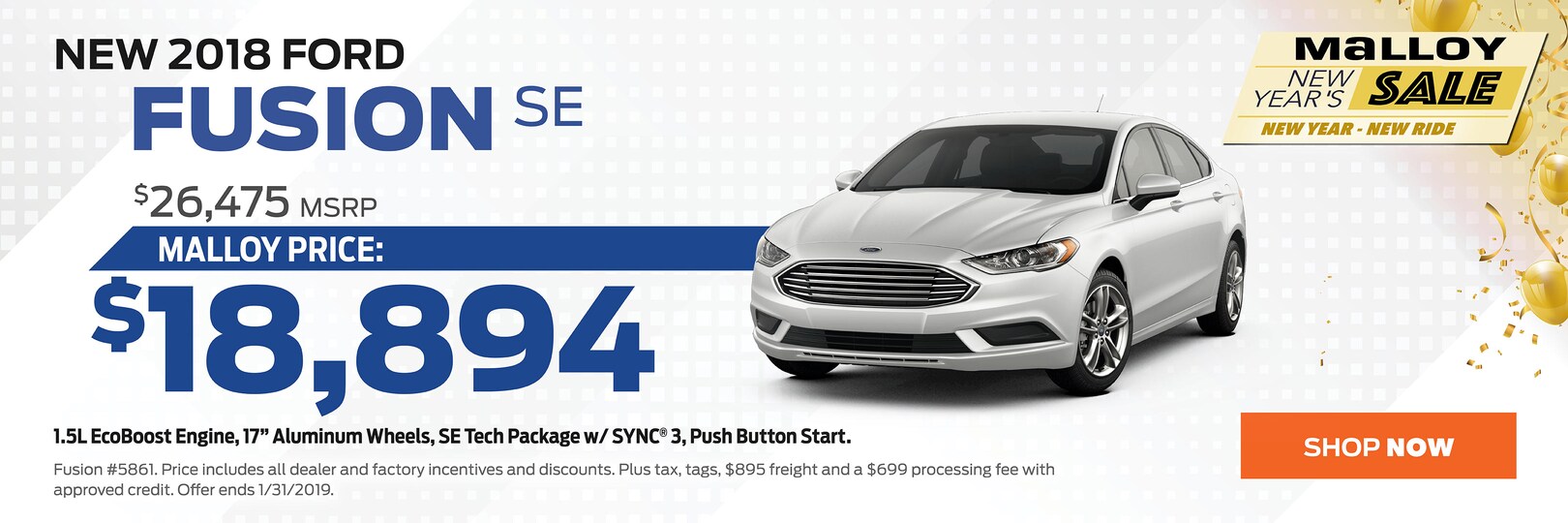 New 2018 & 2019 Ford and Used Car Dealership Winchester VA Malloy