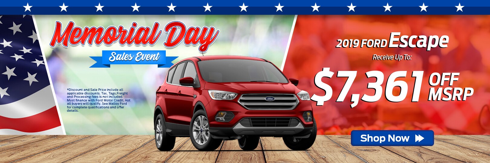 Memorial Day Sales Event Malloy Ford Winchester