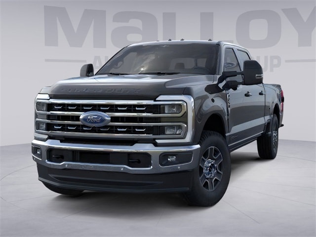 2026 Ford F-250SD Lariat in Black Metallic — front three-quarter view