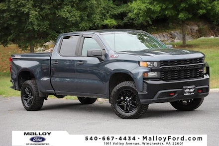 Featured Used 2020 Chevrolet Silverado 1500 Custom Trail Boss Truck 3GCPYCEFXLG195370 for Sale in Winchester VA