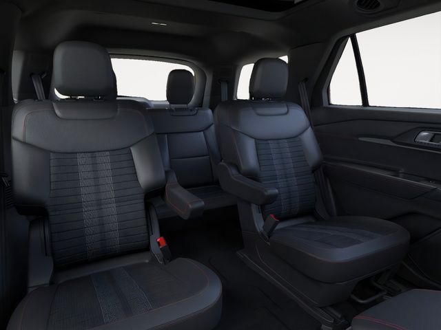 2026 Ford Explorer ST-Line in Black — front three-quarter view