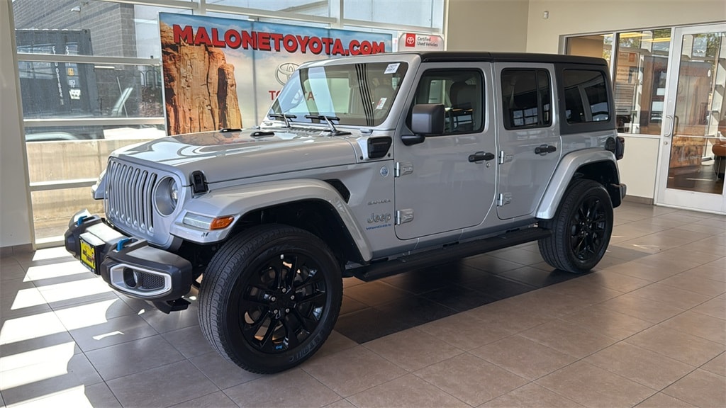 Used 2023 Jeep Wrangler 4xe Sahara 4XE with VIN 1C4JJXP66PW661141 for sale in Draper, UT