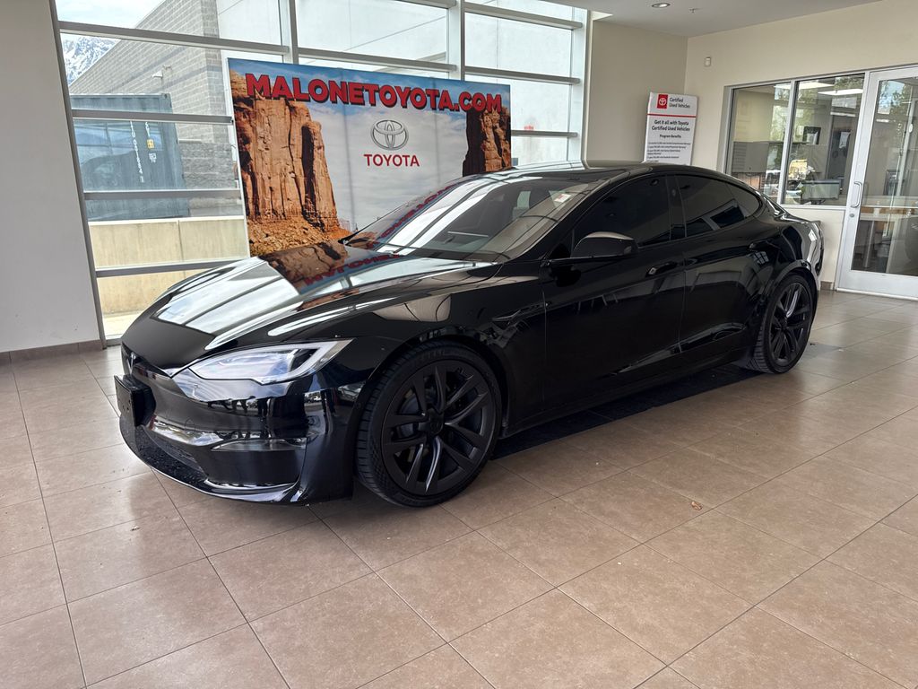 Used 2021 Tesla Model S Plaid with VIN 5YJSA1E64MF451710 for sale in Draper, UT