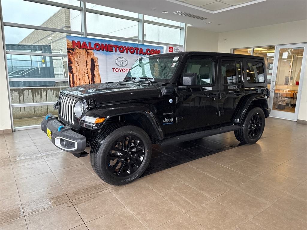 Used 2023 Jeep Wrangler 4xe Sahara 4XE with VIN 1C4JJXP67PW630528 for sale in Draper, UT