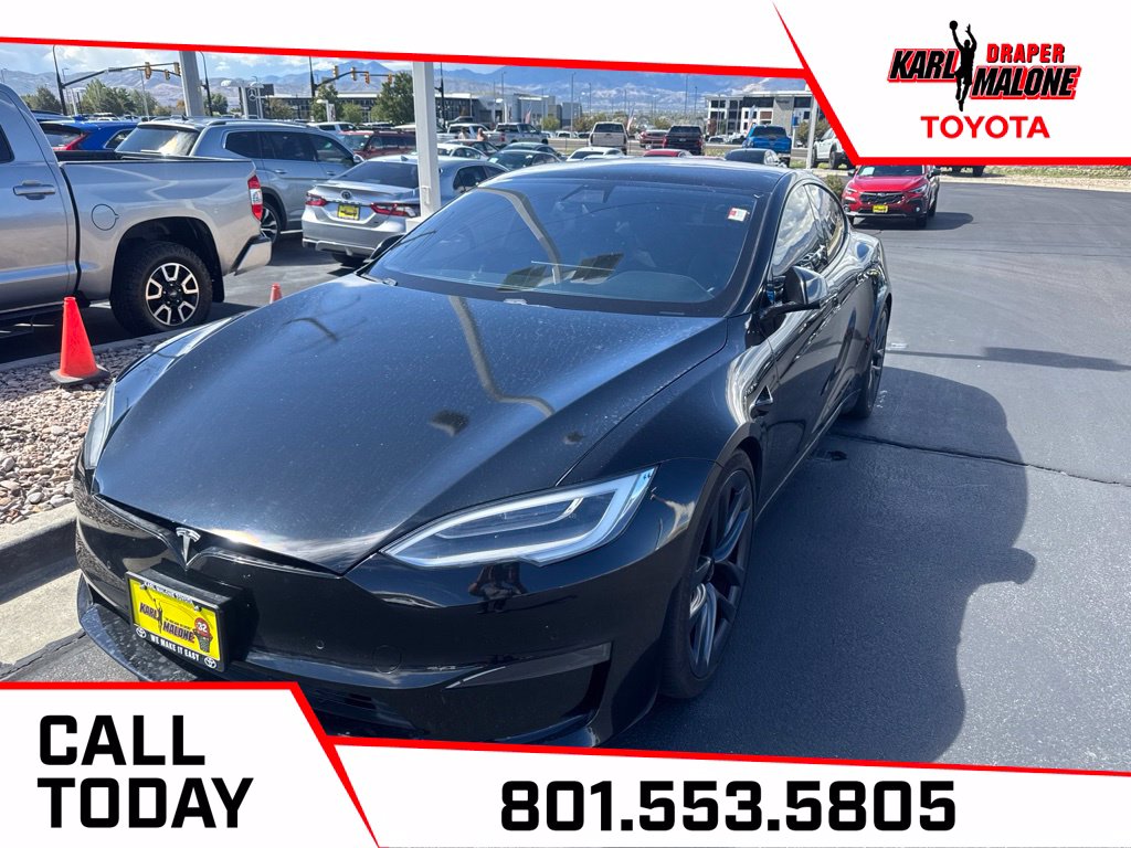 Used 2021 Tesla Model S Plaid with VIN 5YJSA1E64MF451710 for sale in Draper, UT