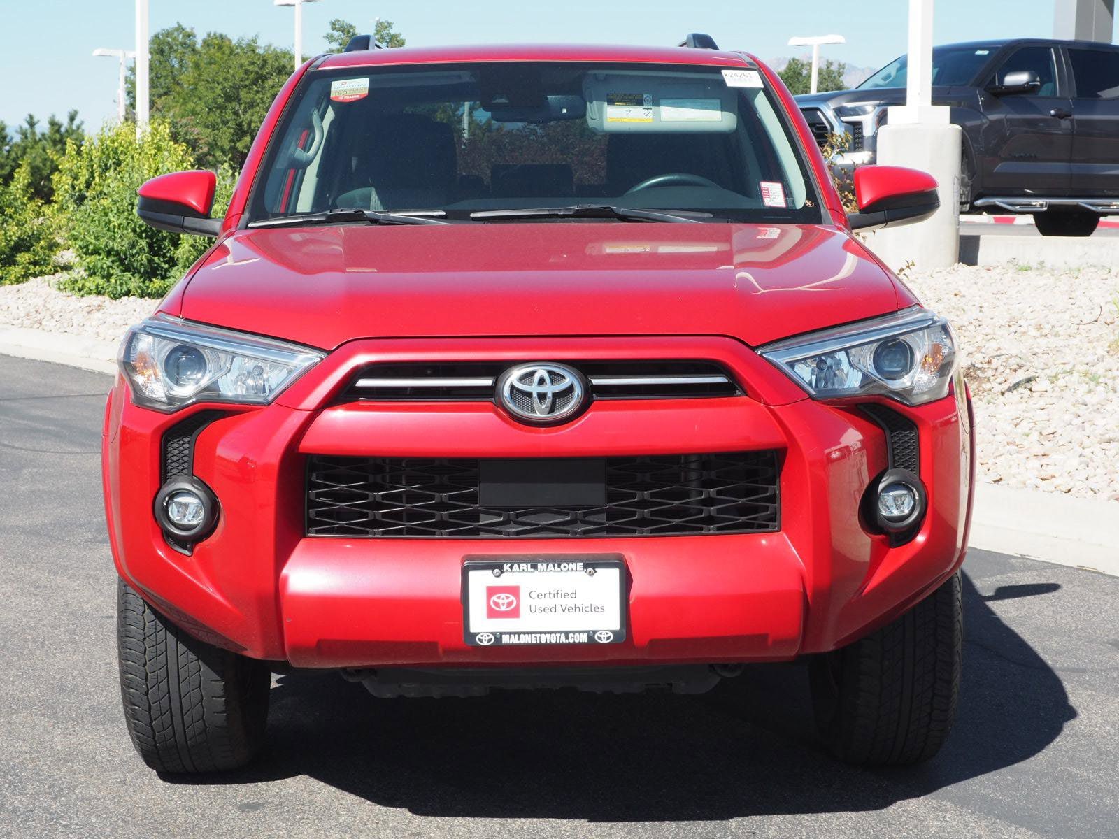 Certified 2021 Toyota 4Runner SR5 with VIN JTEMU5JR7M5923743 for sale in Draper, UT