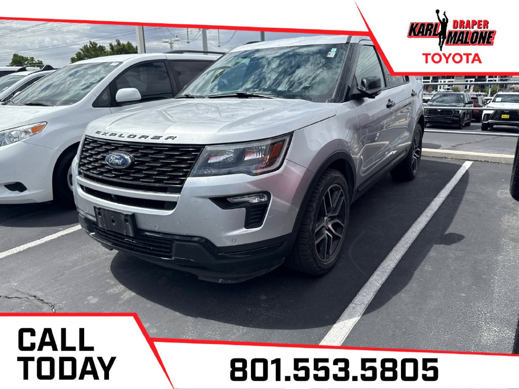 Used 2019 Ford Explorer Sport with VIN 1FM5K8GT7KGA92227 for sale in Draper, UT