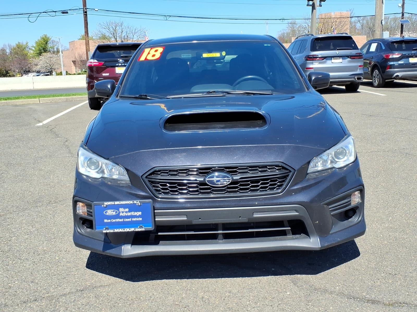 Certified 2018 Subaru WRX Base with VIN JF1VA1A64J9830169 for sale in North Brunswick Township, NJ