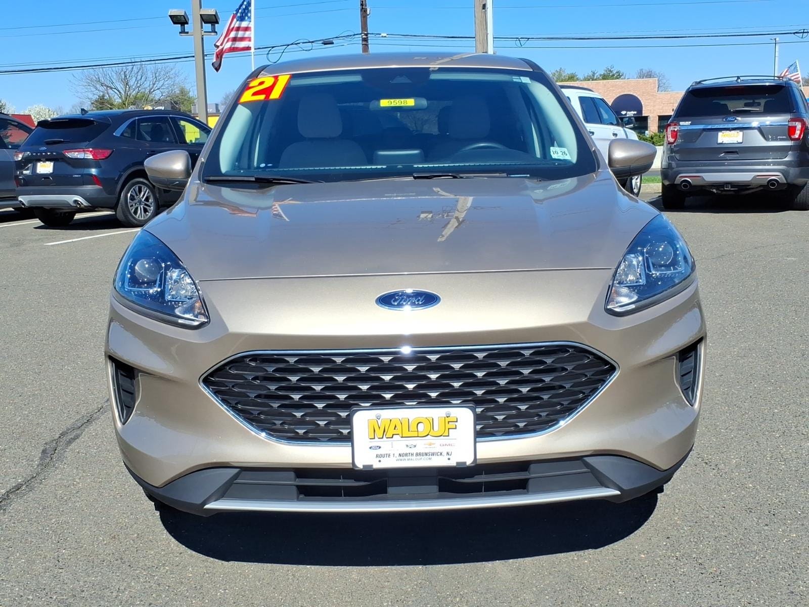 Certified 2021 Ford Escape SE with VIN 1FMCU9G60MUB33416 for sale in North Brunswick Township, NJ