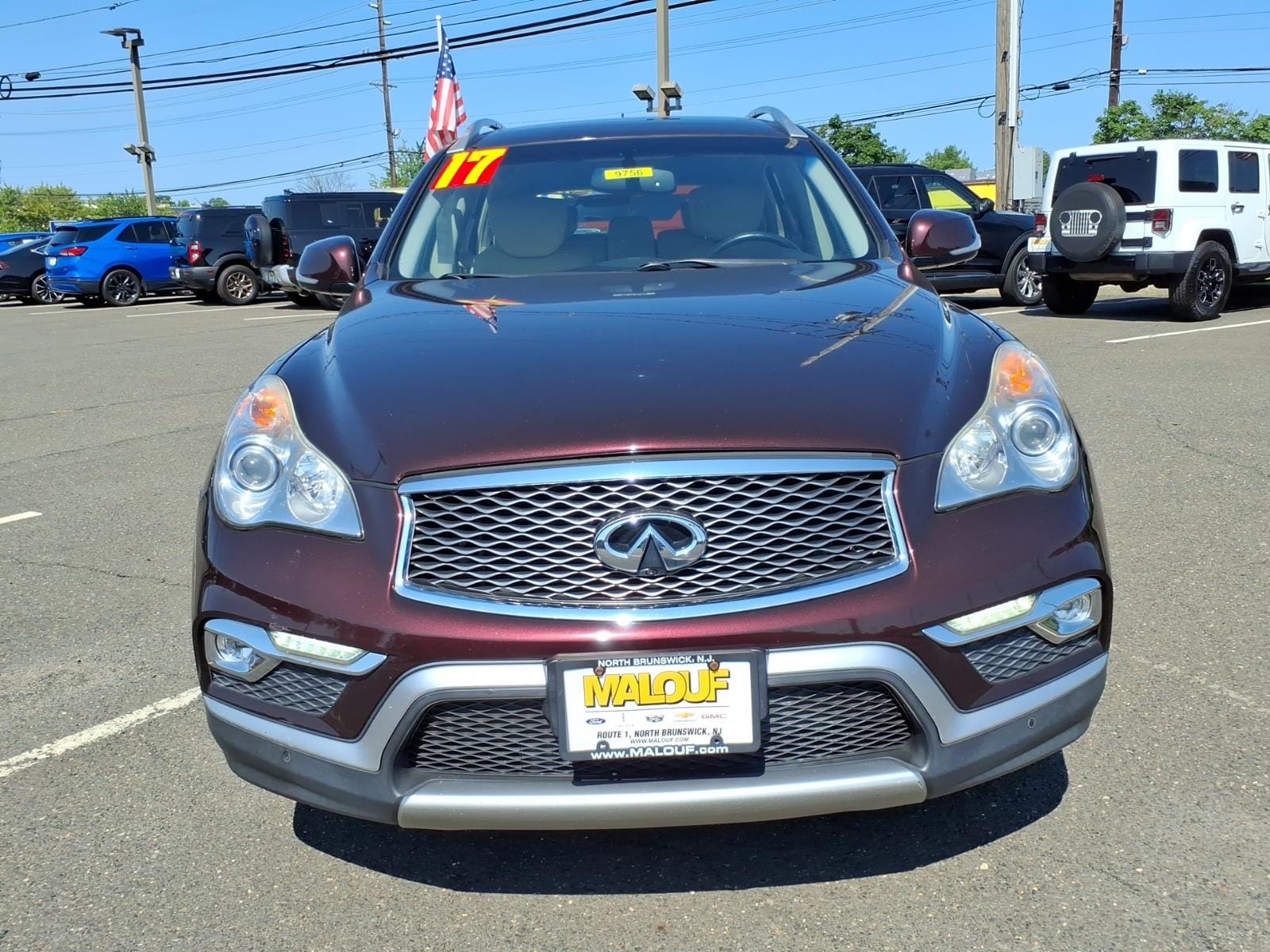 Used 2017 INFINITI QX50 Base with VIN JN1BJ0RR8HM402329 for sale in North Brunswick Township, NJ