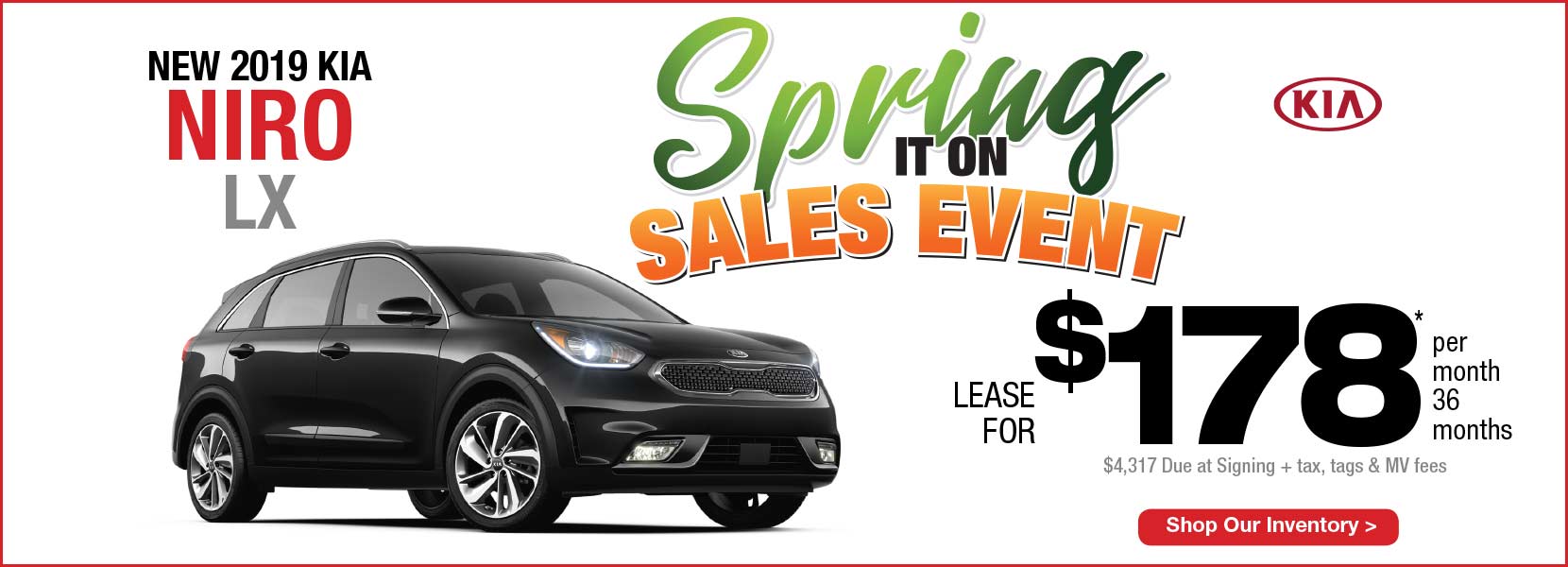 New 2019 Kia Niro LX Lease Manahawkin Kia NJ