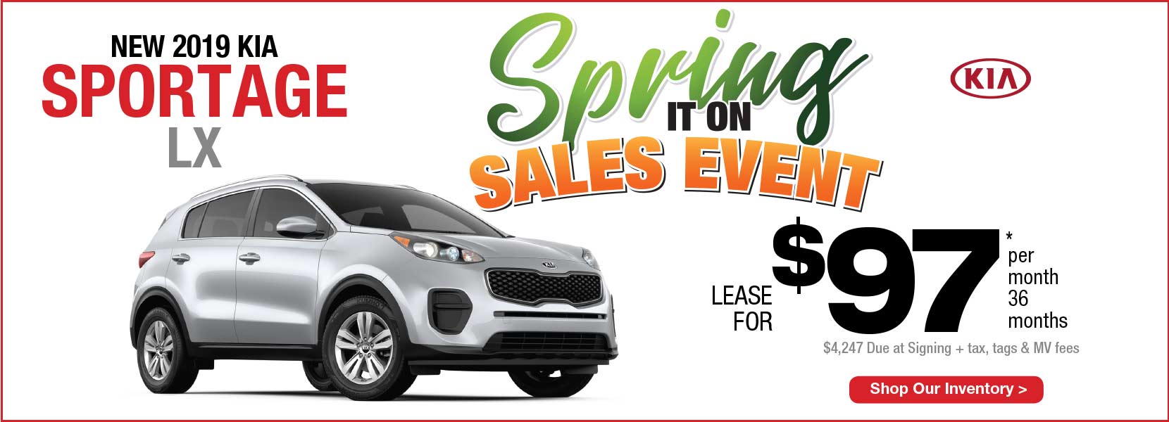 New 2019 Kia Sportage LX Lease Manahawkin Kia NJ