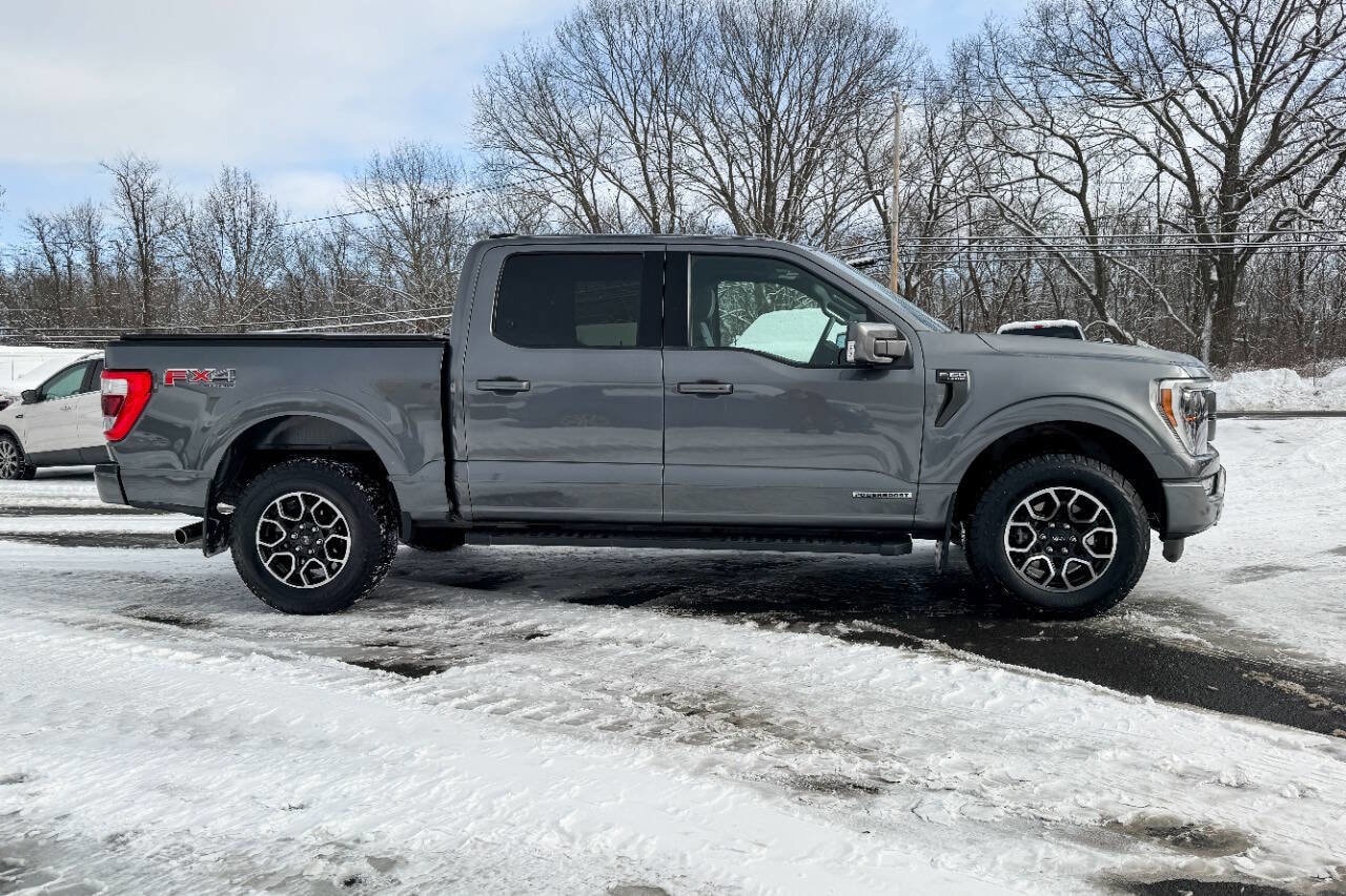 Used 2022 Ford F-150 Lariat with VIN 1FTFW1ED0NFB75914 for sale in Mechanicville, NY