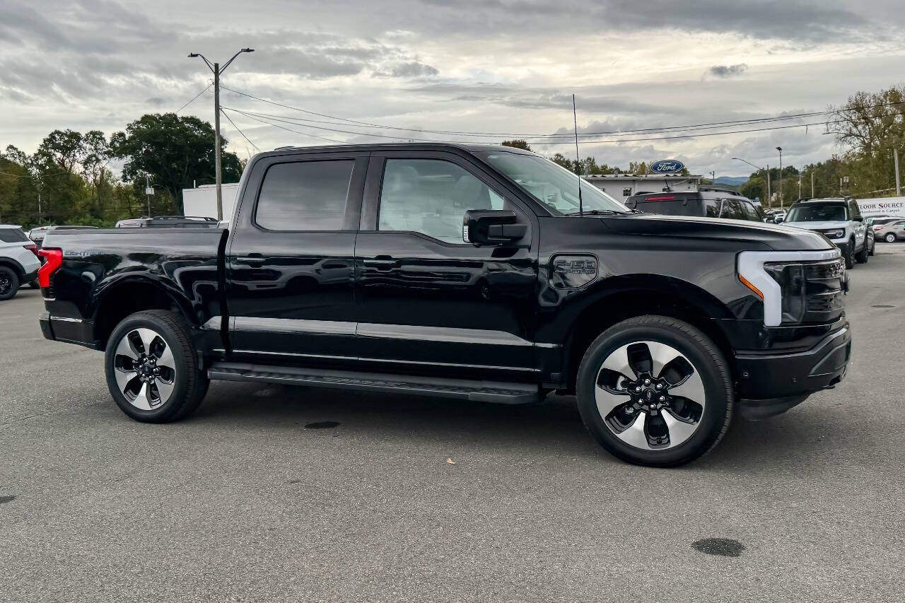 Used 2023 Ford F-150 Lightning Platinum with VIN 1FT6W1EV5PWG29005 for sale in Mechanicville, NY