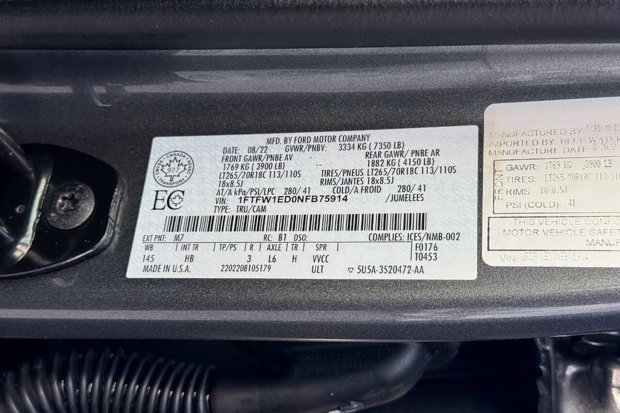 2022 Ford F-150 Lariat - Photo 22